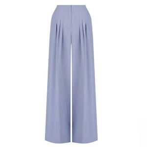 Shona Joy- NWT Chambray Blue Asher Wide Leg Pants
